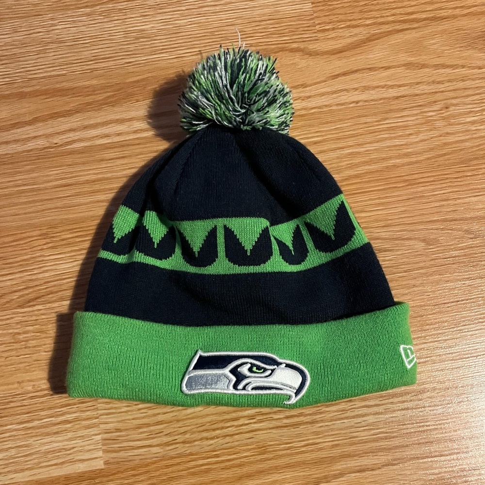 New Era Seattle Seahawks Cuffed Knit Hat Beanie